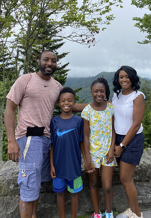 The whole family loves to travel together, like this Gatlinburg, Tennessee vacation.